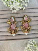 DURAIYA BABYPINK TURKISH STYLE NECKLACE SET - Image 2