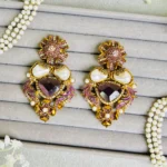 HUSNA MAUVE EARRINGS