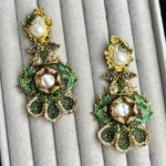 FARYAL GREEN TURKISH STYLE EARRINGS