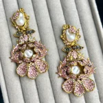 FARYAL BABYPINK TURKISH STYLE EARRINGS