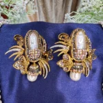 ASMARA PLATINUM TURKISH STYLE EARRINGS