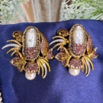 ASMARA MAUVE TURKISH STYLE EARRINGS