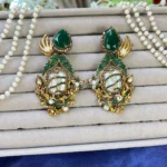 MIRANA GREEN TURKISH STYLE EARRINGS
