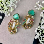 EMANUEL MINT MULTI EARRINGS
