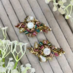 FAKIHA GOLD MULTI TURKISH STYLE EARRINGS