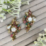 FAKIHA GOLD MULTI TURKISH STYLE EARRINGS