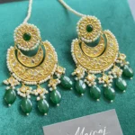 MARIA GREEN THAPPA KUNDAN CHANDBALI