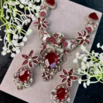 ZIRVA RUBY NECKLACE SET