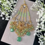 SANIYA APPLE GREEN JHOOMER