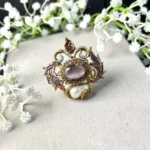 NAILA PURPLE ADJUSTABLE RING